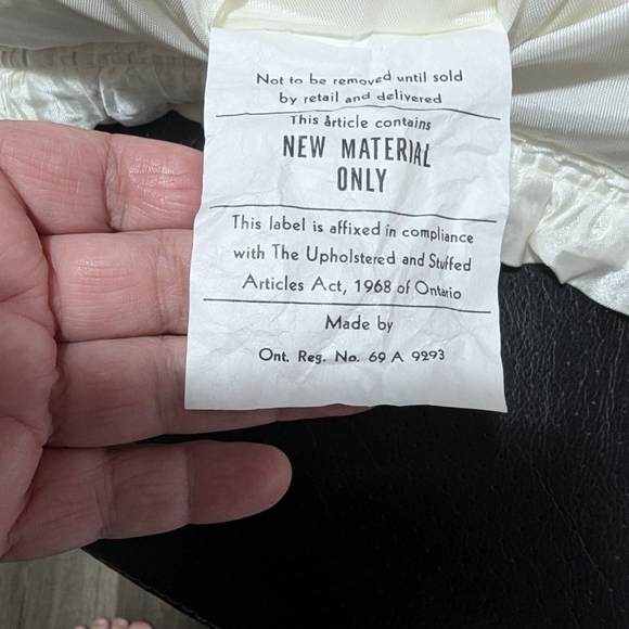 COPY - Vintage quilted polyester with satin fringe and back pillow. For Baby or… - Picture 6 of 7